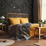 Black Celestial Wallpaper / Peel and Stick Wallpaper Removable Wallpaper Home Decor Wall Art Wall Decor Room Decor - D342 - ONDECOR.COM