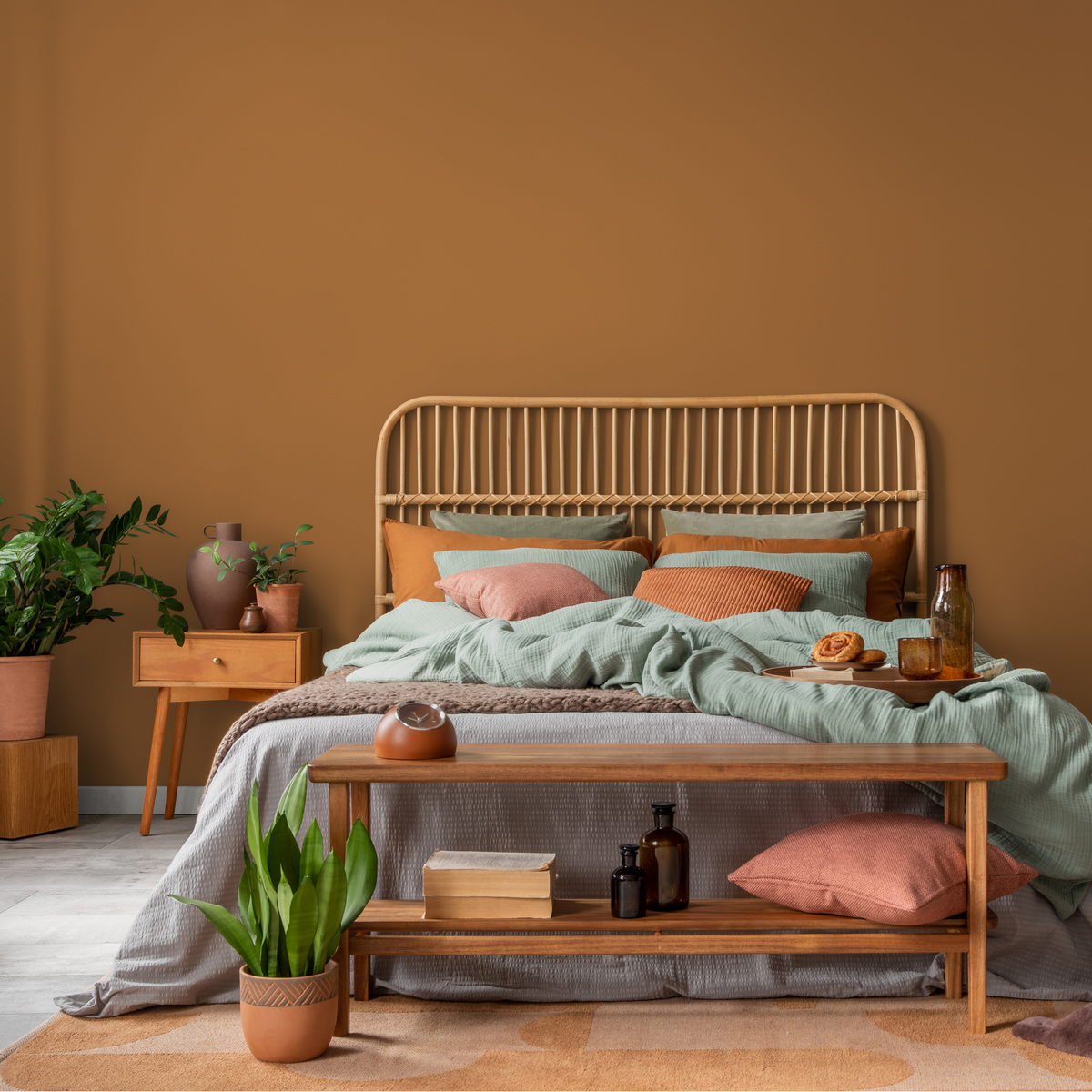 Tan Color Wallpaper / Solid Color / Peel and Stick Wallpaper Removable Wallpaper Home Decor Wall Art Wall Decor Room Decor - D417 - ONDECOR.COM
