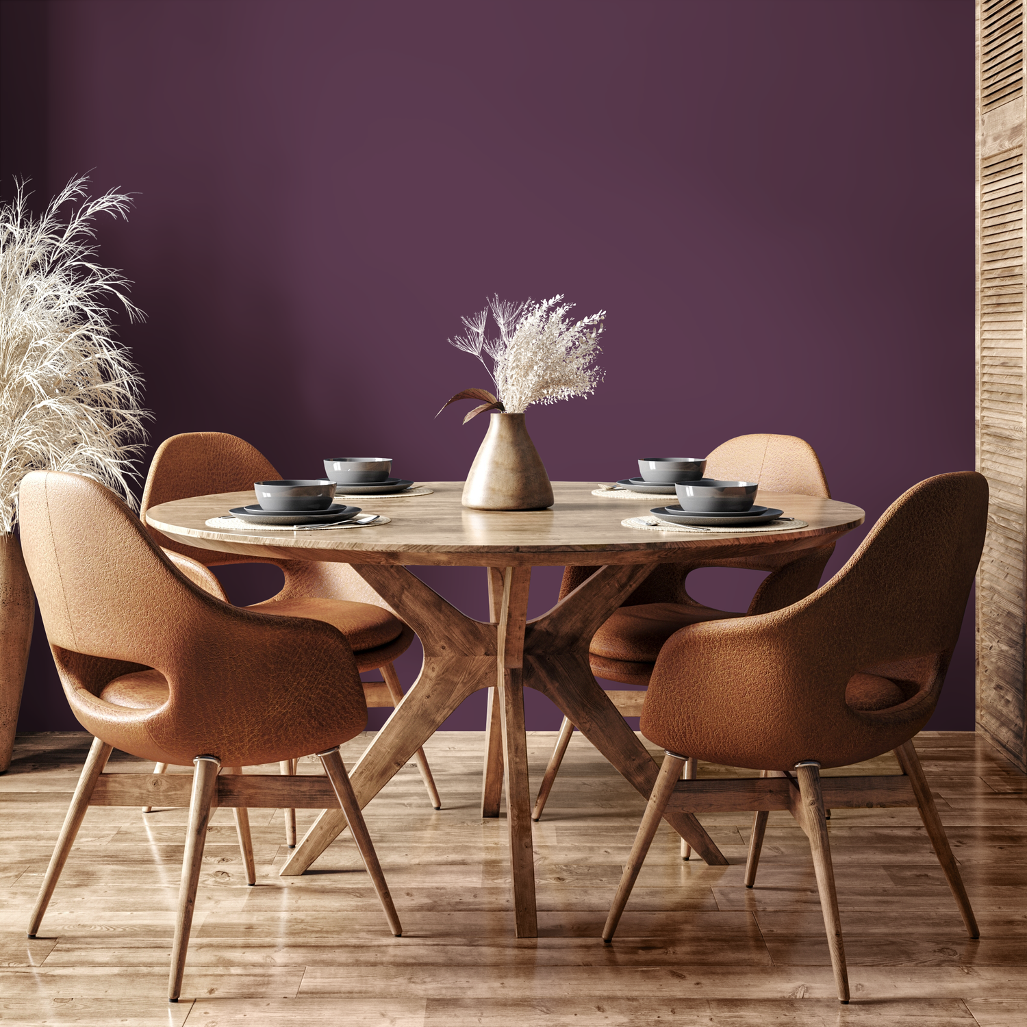 Dark Grape Wallpaper / Solid Color / Peel and Stick Wallpaper Removable Wallpaper Home Decor Wall Art Wall Decor Room Decor - D448 - ONDECOR.COM