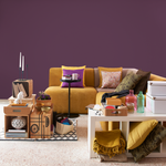 Dark Grape Wallpaper / Solid Color / Peel and Stick Wallpaper Removable Wallpaper Home Decor Wall Art Wall Decor Room Decor - D448 - ONDECOR.COM