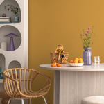 Indian Yellow Wallpaper / Solid Color / Peel and Stick Wallpaper Removable Wallpaper Home Decor Wall Art Wall Decor Room Decor - D459 - ONDECOR.COM