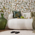 Floral Chinoiserie Wallpaper / Peel and Stick Wallpaper Removable Wallpaper Home Decor Wall Art Wall Decor Room Decor - D503 - ONDECOR.COM