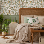 Floral Chinoiserie Wallpaper / Peel and Stick Wallpaper Removable Wallpaper Home Decor Wall Art Wall Decor Room Decor - D503 - ONDECOR.COM