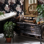 Vintage Roses Wallpaper / Peel and Stick Wallpaper Removable Wallpaper Home Decor Wall Art Wall Decor Room Decor - D545 - ONDECOR.COM