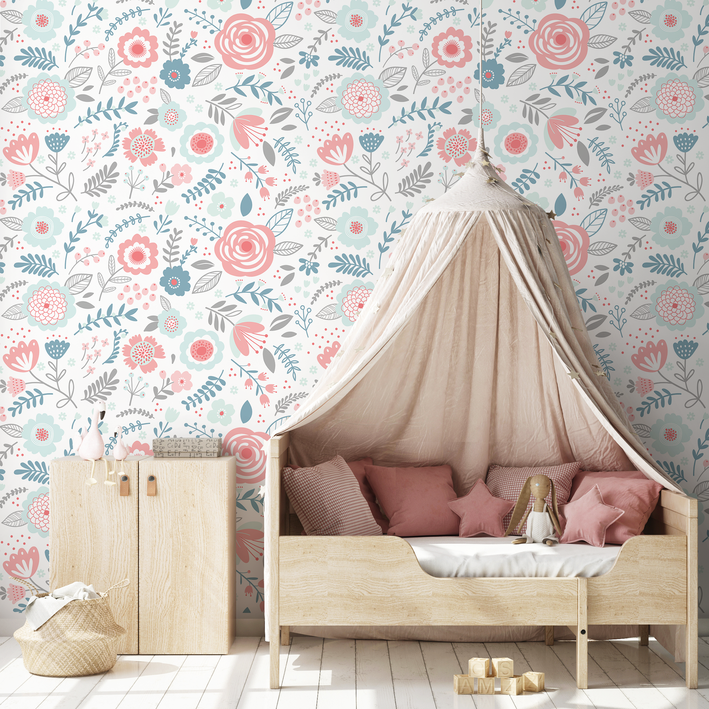 Removable Wallpaper Scandinavian Wallpaper Temporary Wallpaper Vintage Wallpaper Peel and Stick Wallpaper Wall Paper Boho - D982