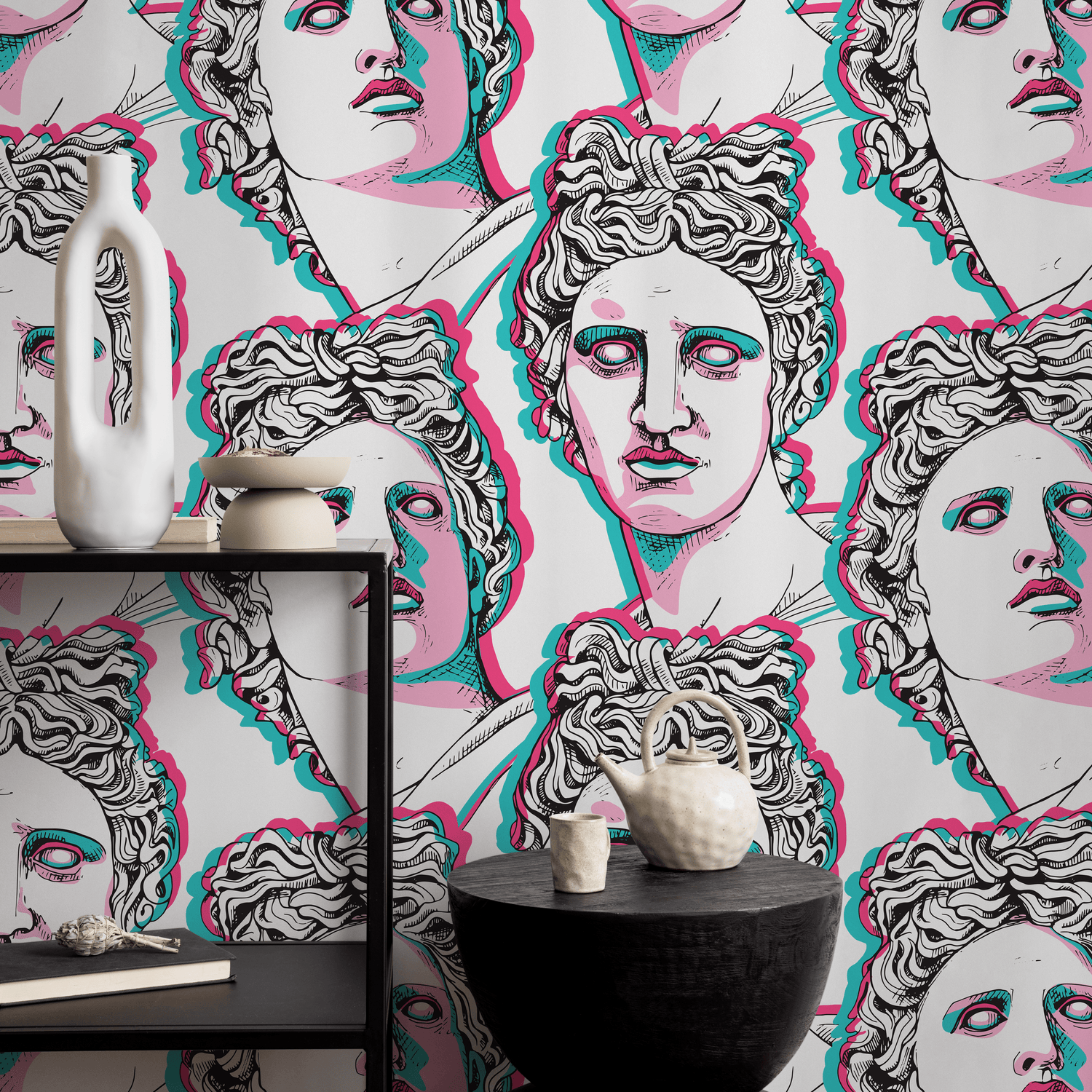 Papel tapiz extraíble, papel tapiz autoadhesivo, decoración de pared, decoración del hogar, arte de pared imprimible, decoración de habitación, impresiones de pared - D998