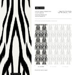 Black and White Retro Wallpaper / Peel and Stick Wallpaper Removable Wallpaper Home Decor Wall Art Wall Decor Room Decor - D008 - ONDECOR.COM
