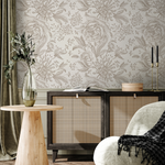 Beige Boho Roses Wallpaper Boho Peony Wallpaper Peel and Stick Removable  Repositionable Burnt Orange Minimalistic - ZACX - ONDECOR.COM