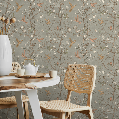 Cherry Peel And Stick Wallpaper