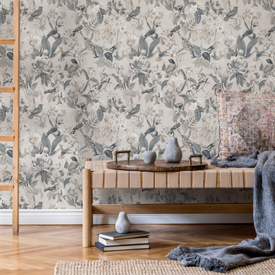 Slate Blue Peel And Stick Wallpaper