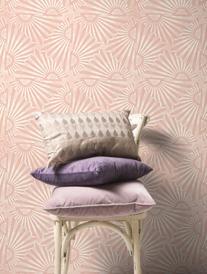 Pink Abstract Modern Wallpaper / Peel and Stick Wallpaper Removable Wallpaper Home Decor Wall Art Wall Decor Room Decor - C736