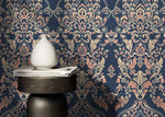 Floral Vintage Victorian Wallpaper / Peel and Stick Wallpaper Removable Wallpaper Home Decor Wall Art Wall Decor Room Decor - D075
