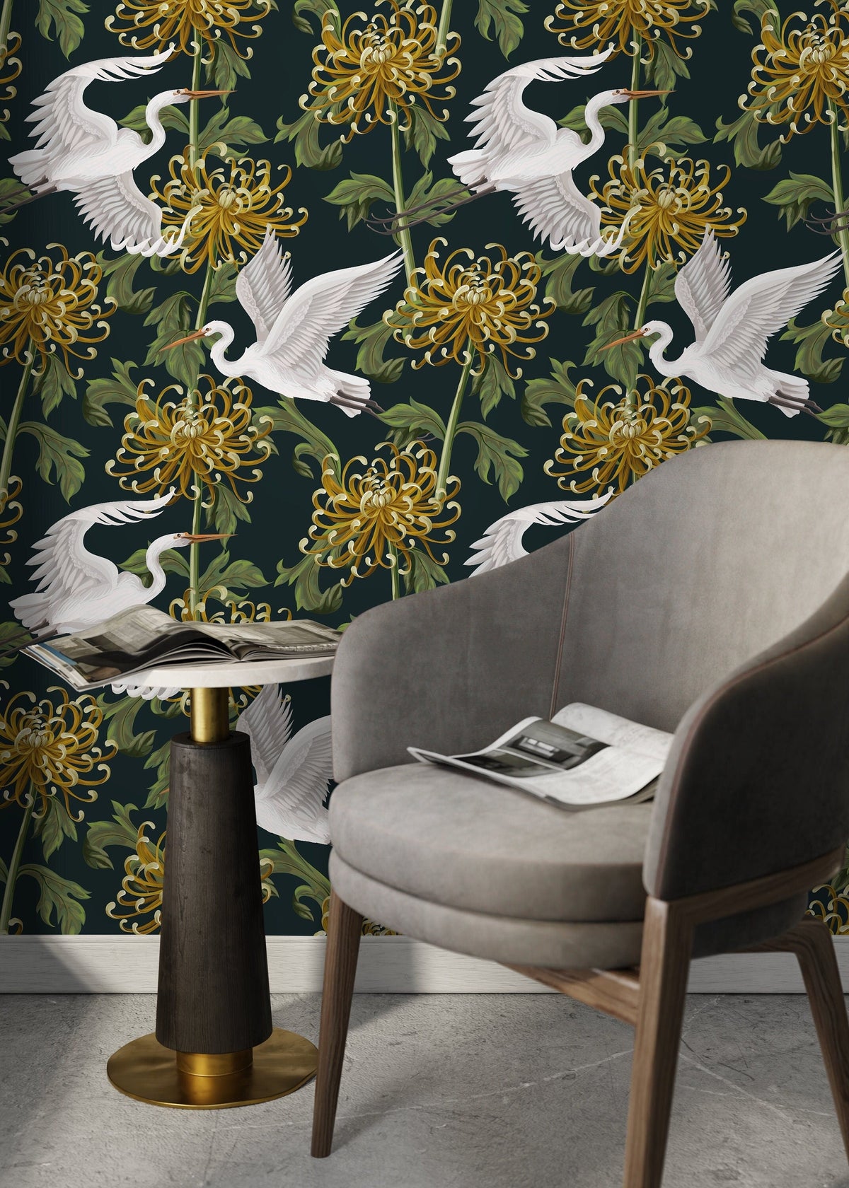 Chinoiserie Floral Wallpaper: Bring Exotic Elegance Home