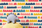 Colorful Kids Wallpaper / Peel and Stick Wallpaper Removable Wallpaper Home Decor Wall Art Wall Decor Room Decor - D338