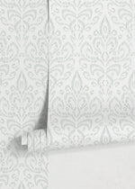 Light Vintage Wallpaper / Peel and Stick Wallpaper Removable Wallpaper Home Decor Wall Art Wall Decor Room Decor - D356