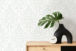 Light Vintage Wallpaper / Peel and Stick Wallpaper Removable Wallpaper Home Decor Wall Art Wall Decor Room Decor - D356