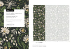 Daisy Flower Garden Wallpaper / Peel and Stick Wallpaper Removable Wallpaper Home Decor Wall Art Wall Decor Room Decor - D319