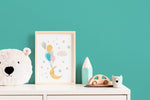 Turquoise Wallpaper / Solid Color / Peel and Stick Wallpaper Removable Wallpaper Home Decor Wall Art Wall Decor Room Decor - D443
