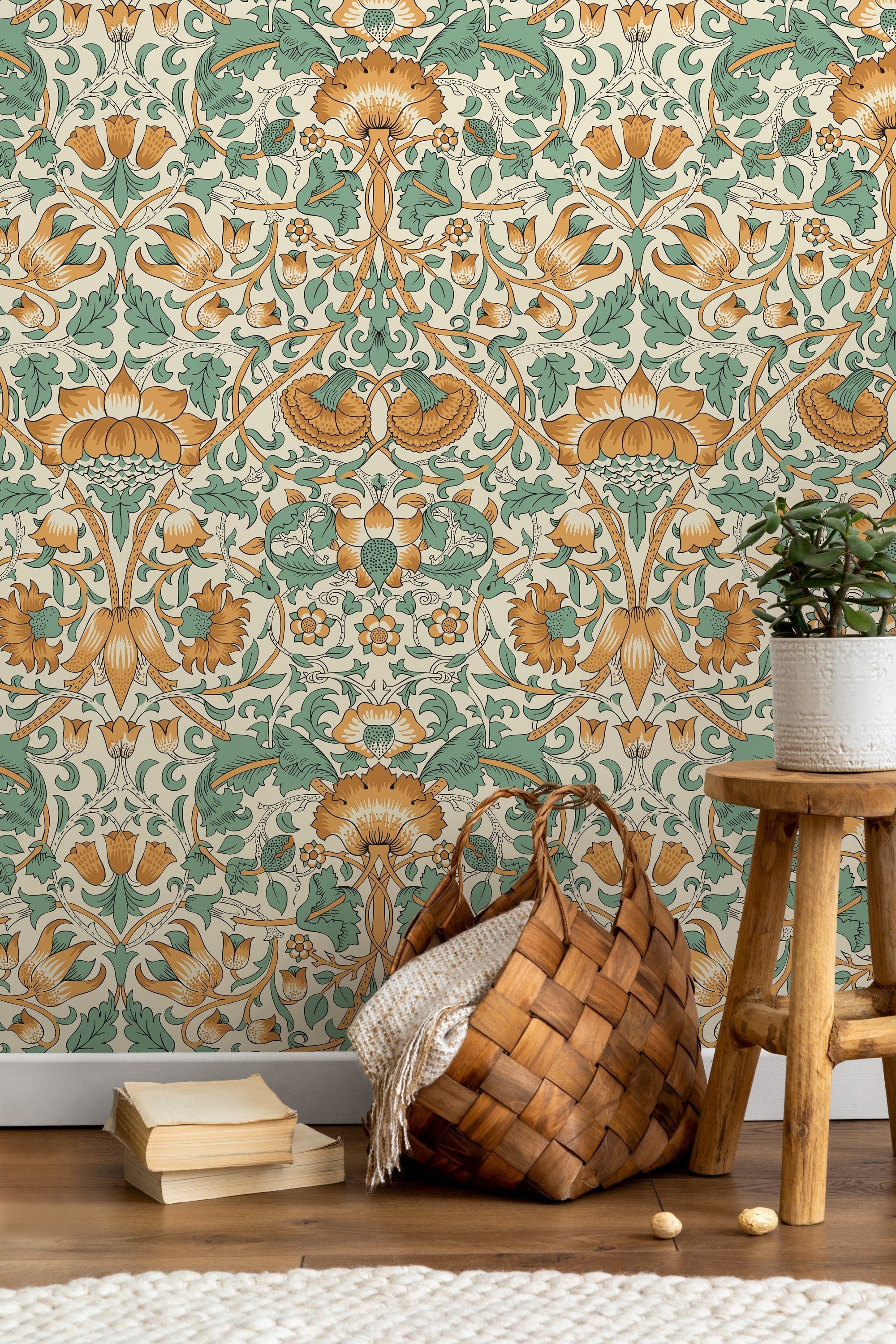 Vintage Wallpaper Decor: Transform Your Space with Timeless Elegance