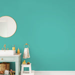 Turquoise Wallpaper / Solid Color / Peel and Stick Wallpaper Removable Wallpaper Home Decor Wall Art Wall Decor Room Decor - D443