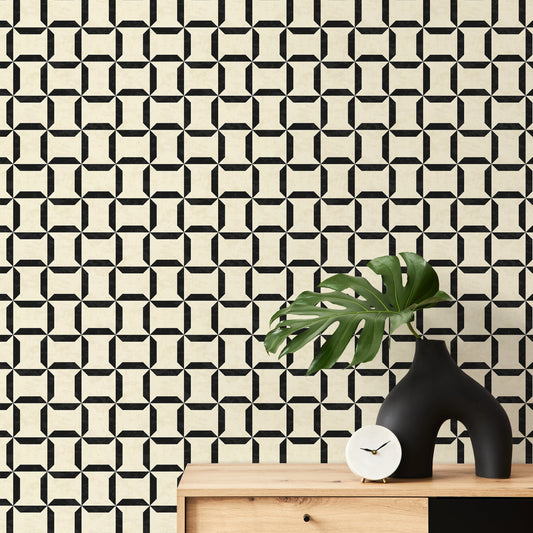 Removable Wallpaper Peel and Stick Wallpaper Wall Paper Wall Mural - Geometric Triangles Wallpaper - C158