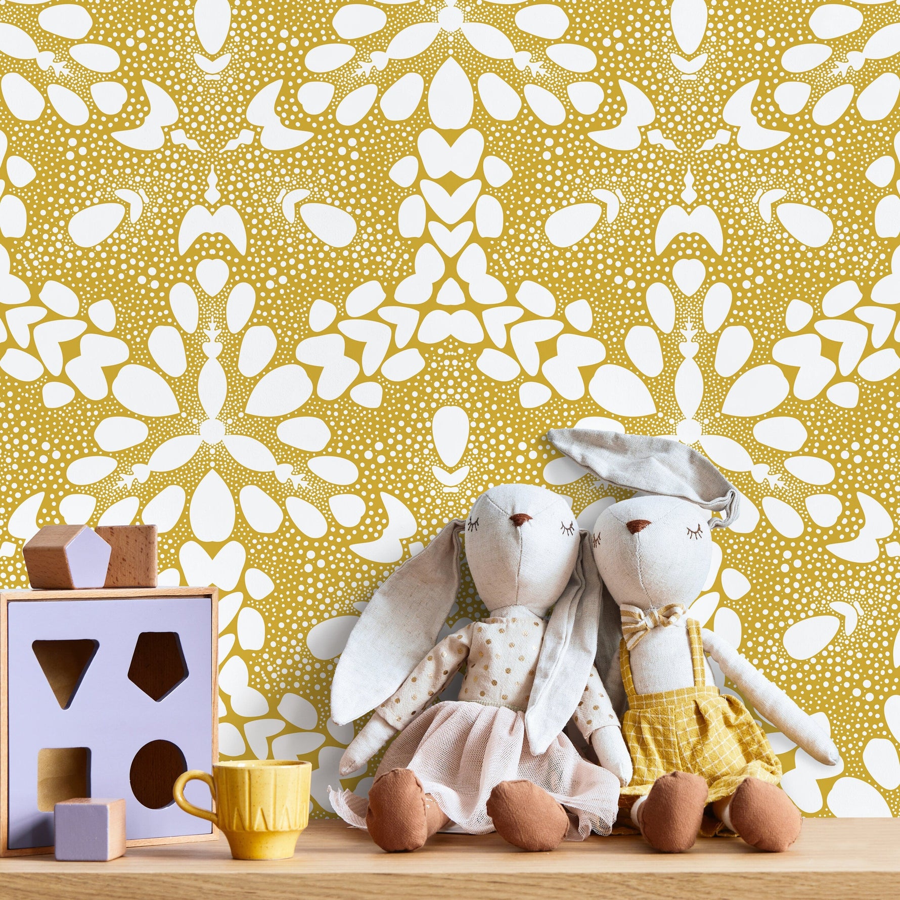 Removable Wallpaper Peel and Stick Wallpaper Wall Paper Wall Mural - Geometric Art Deco Wallpaper - X029