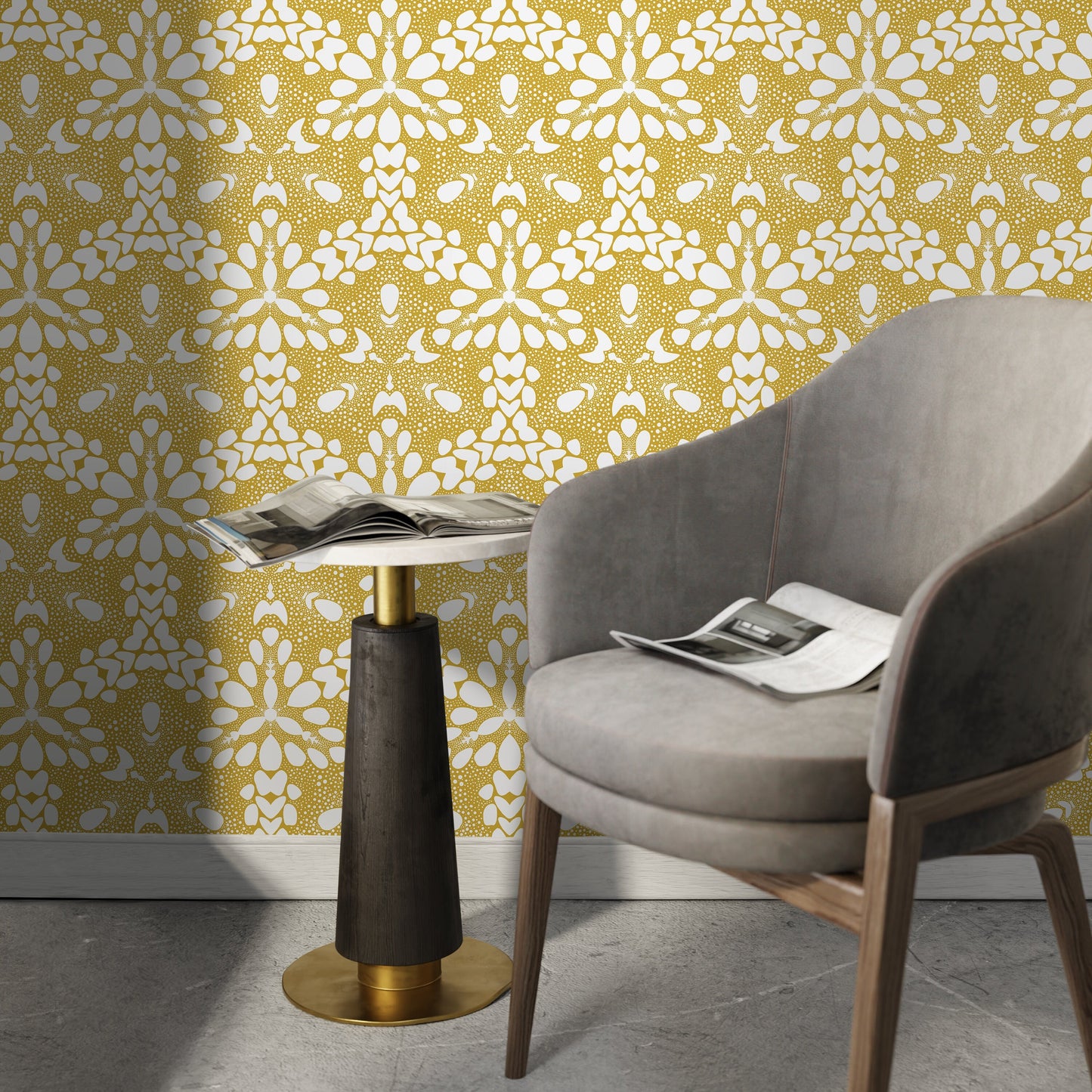 Removable Wallpaper Peel and Stick Wallpaper Wall Paper Wall Mural - Geometric Art Deco Wallpaper - X029