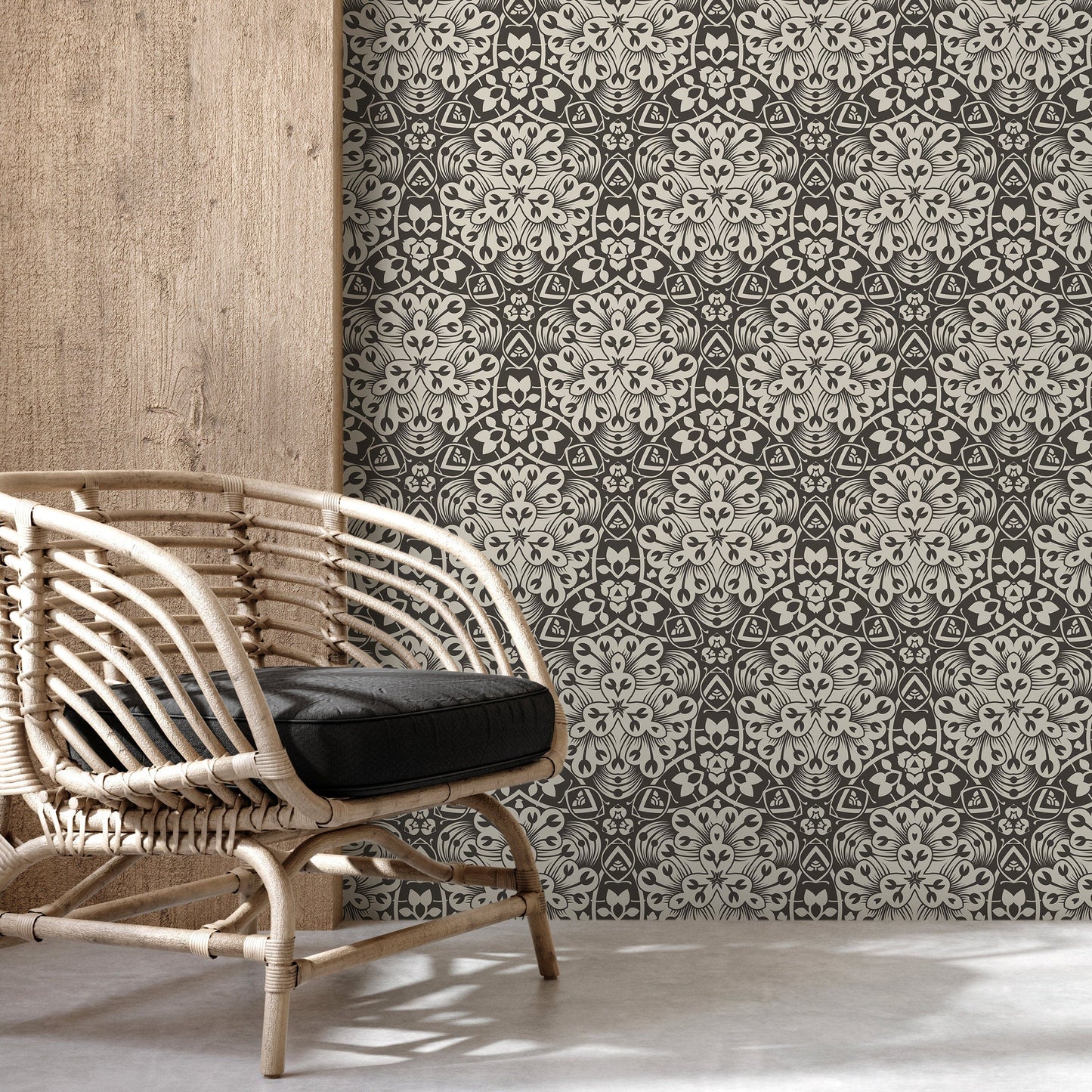 Removable Wallpaper Peel and Stick Wallpaper Wall Paper Wall Mural - Portuguese Azulejos Tile Wallpaper - X092