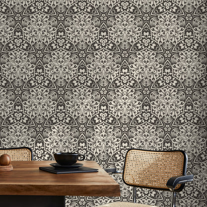 Removable Wallpaper Peel and Stick Wallpaper Wall Paper Wall Mural - Portuguese Azulejos Tile Wallpaper - X092