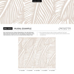 Removable Wallpaper Peel and Stick Wallpaper Wall Paper Wall Mural - Banana Leaf Wallpaper Tropical Wallpaper - B965