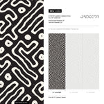 Removable Wallpaper Peel and Stick Wallpaper Wall Paper Wall Mural - Black and White Minimal Wallpaper - C045