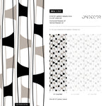 Removable Wallpaper Peel and Stick Wallpaper Wall Paper Wall Mural - Geometric Black and White Wallpaper - C301