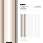 Beige Modern Striped Wallpaper Geometric Wallpaper Peel and Stick and Traditional Wallpaper - D755
