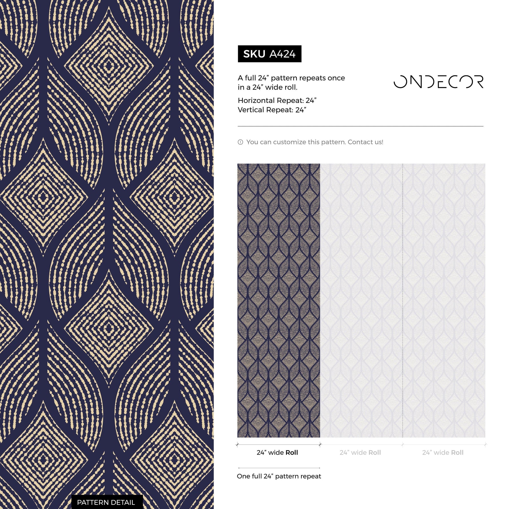 Removable Wallpaper Peel and Stick Wallpaper Wall Paper Wall Mural - Geometric Lines Wallpaper - A424