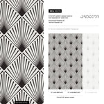 Removable Wallpaper Peel and Stick Wallpaper Wall Paper Wall Mural - Geometric Art Deco Wallpaper - B078