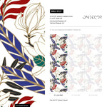 Wallpaper Peel and Stick Wallpaper Removable Wallpaper Home Decor Wall Art Wall Decor Room Decor / Contemporary Leaves Wallpaper - B321