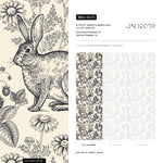 Wallpaper Peel and Stick Wallpaper Removable Wallpaper Home Decor Wall Art Wall Decor Room Decor / Boho Animal Wallpaper - B405