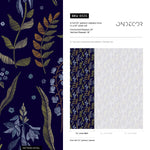 Removable Wallpaper Peel and Stick Wallpaper Wall Paper Wall Mural -Fern Wallpaper - Floral Wallpaper - B535