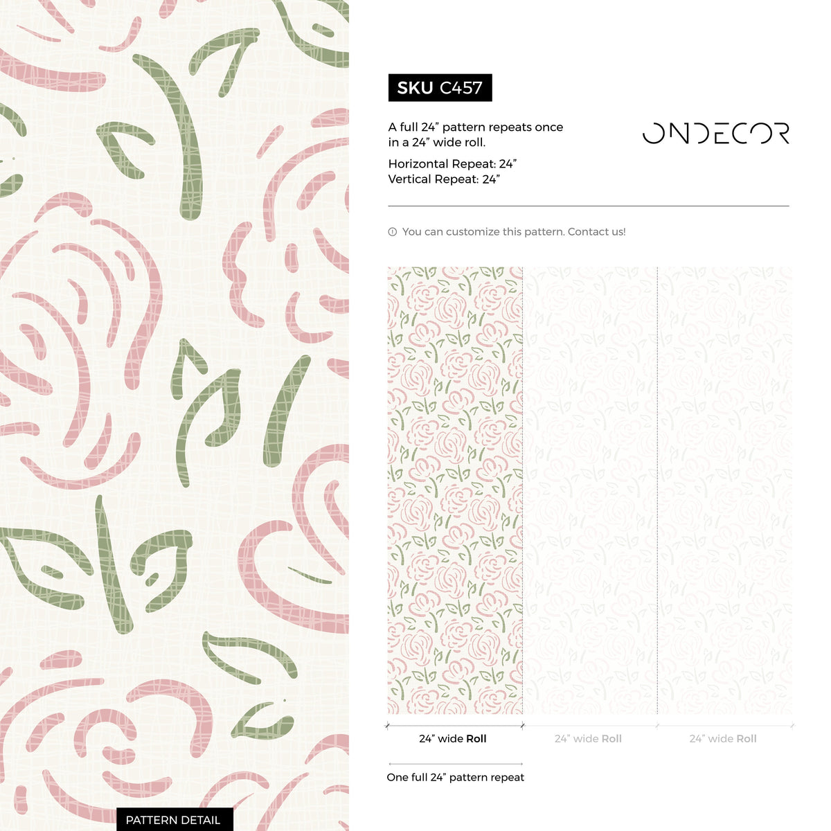 Wallpaper Peel and Stick Wallpaper Removable Wallpaper Home Decor Wall Art Wall Decor Room Decor / Floral Contemporary Wallpaper - C457