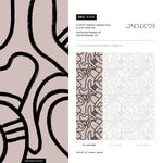 Peel and Stick Wallpaper Removable Wallpaper Contemporary Wall Mural Temporary Wallpaper / Abstract Wallpaper - X108