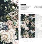 Wallpaper Peel and Stick Wallpaper Removable Wallpaper Home Decor Wall Art Wall Decor Room Decor / Vintage Roses Wallpaper - B231