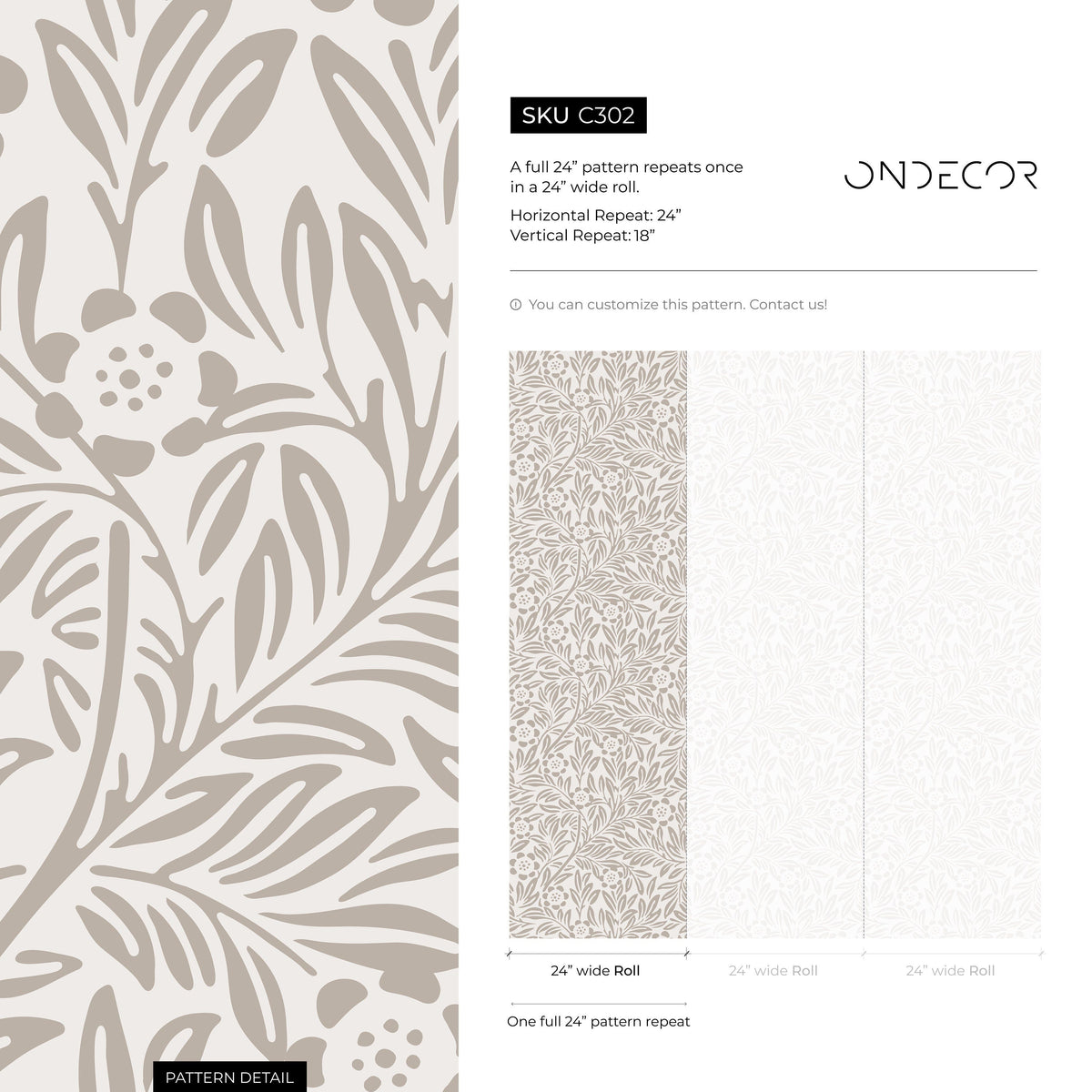 Removable Wallpaper Peel and Stick Wallpaper Wall Paper Wall Mural Temporary Wallpaper Wall Mural - C302