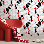 Peel and Stick Wallpaper Removable Wallpaper Wall Decor Home Decor Wall Art Printable Wall Art / Abstract Contemporary Wallpaper - X106