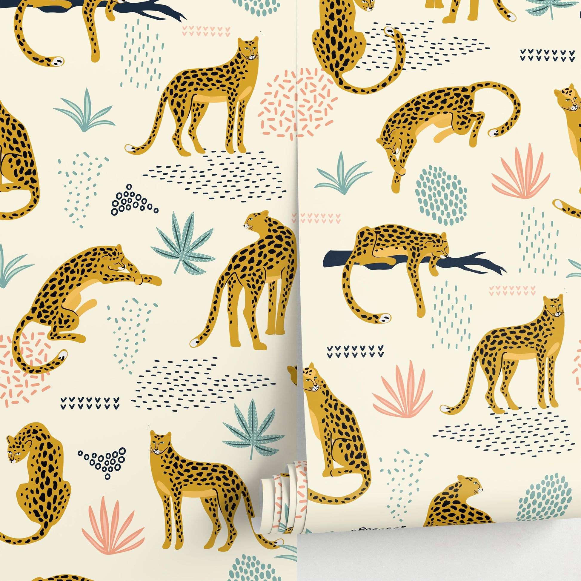 Wallpaper Peel and Stick Wallpaper Removable Wallpaper Home Decor Wall Art Wall Decor Room Decor / Tropical Animal Wallpaper - C350