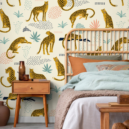 Wallpaper Peel and Stick Wallpaper Removable Wallpaper Home Decor Wall Art Wall Decor Room Decor / Tropical Animal Wallpaper - C350