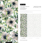 Wallpaper Peel and Stick Wallpaper Removable Wallpaper Home Decor Wall Art Wall Decor Room Decor / Vintage Floral Wallpaper - A907
