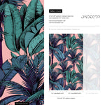 Wallpaper Peel and Stick Wallpaper Removable Wallpaper Home Decor Wall Art Wall Decor Room Decor / Tropical Banana Leaves Wallpaper - C442