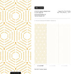 Wallpaper Peel and Stick Wallpaper Removable Wallpaper Home Decor Wall Art Wall Decor Room Decor / Yellow Geometric Wallpaper - A909