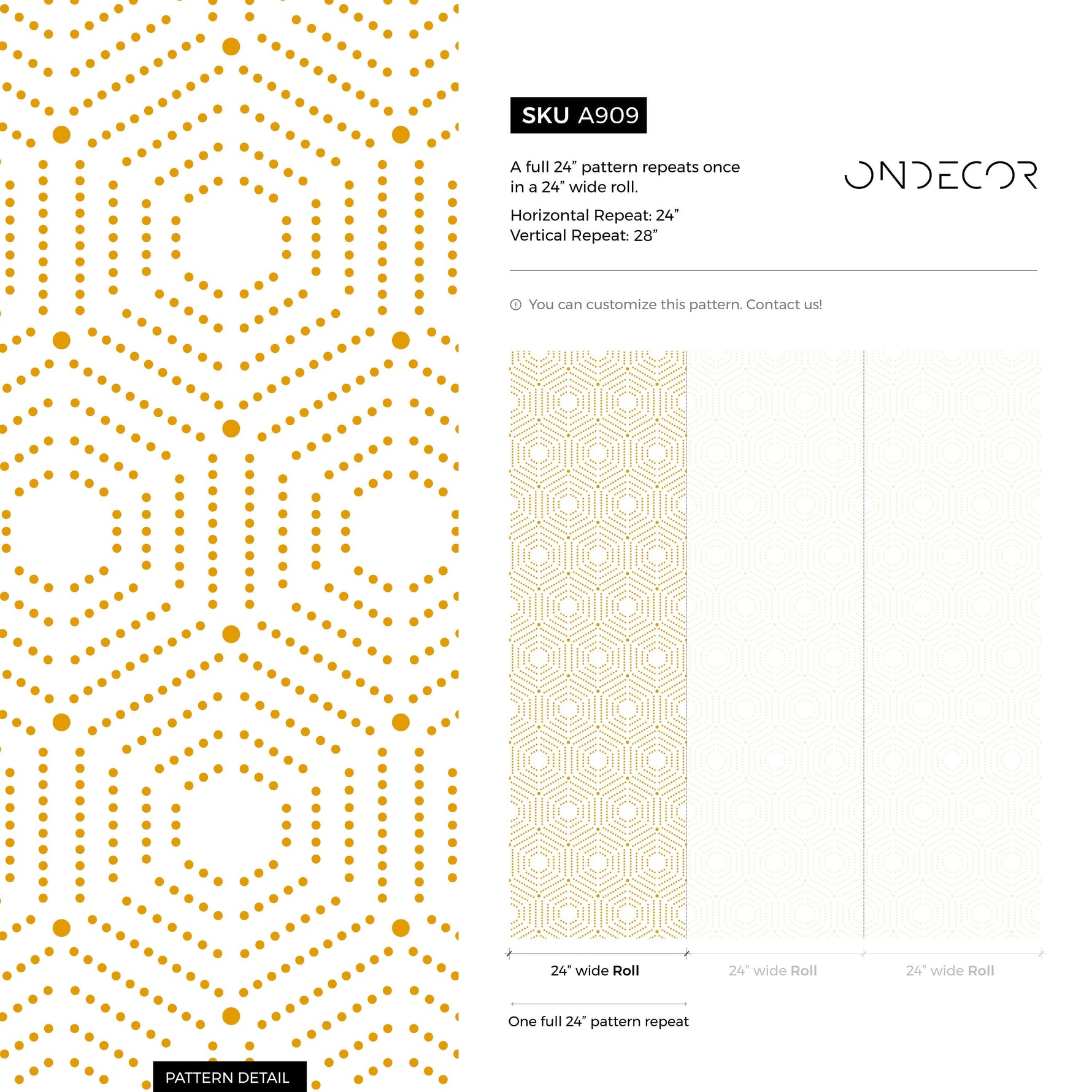 Wallpaper Peel and Stick Wallpaper Removable Wallpaper Home Decor Wall Art Wall Decor Room Decor / Yellow Geometric Wallpaper - A909
