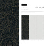 Dark Victorian Wallpaper / Peel and Stick Wallpaper Removable Wallpaper Home Decor Wall Art Wall Decor Room Decor - D081